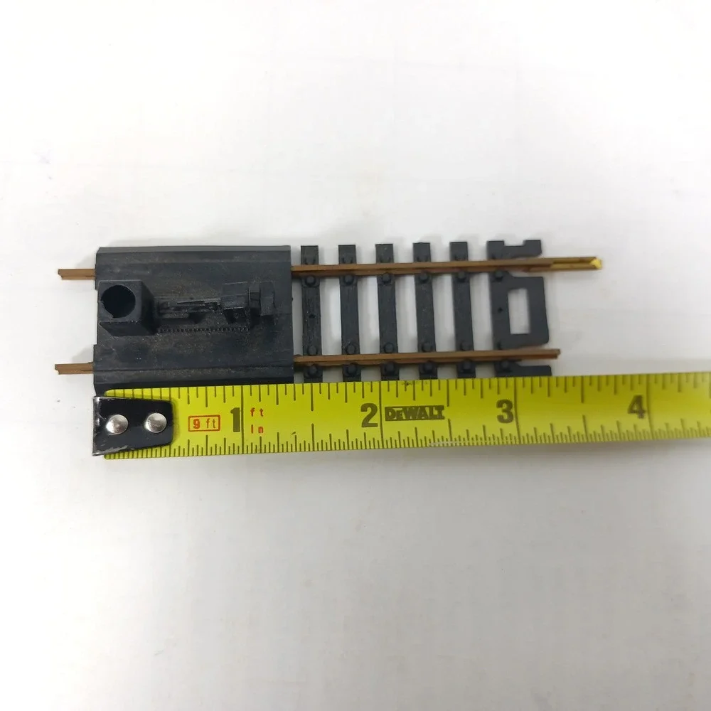 HO Scale Brass Manual Uncoupler Track Straight Sections Lot of 5 Train Accessory